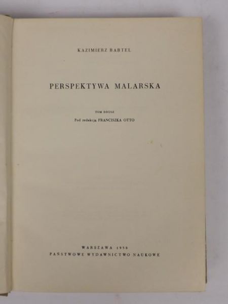 Bartel Kazimierz - Perspektywa malarska Tom II