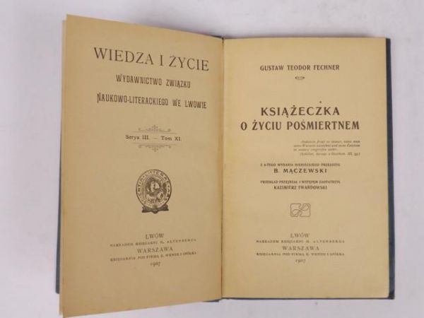 Książeczka o życiu pośmiertnem, 1907 r.