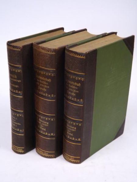 Dokładny słownik języka polskiego i niemieckiego w czterech tomach. Vollständiges polnisch-deutsches Wörterbuch, um. 1930