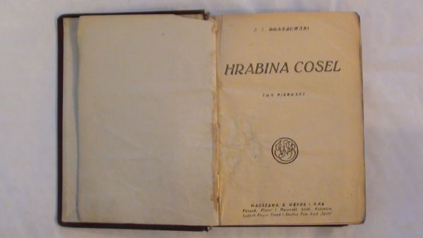 Kraszewski J. I. - Hrabina Cosel  wyd. 1925 r.