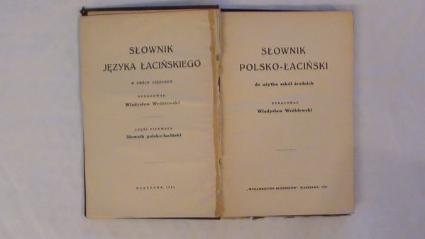 Słownik polsko-łaciński wyd. 1931 r.