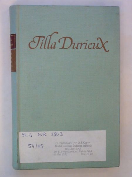 Durieux Tilla - Eine Tur steht offen