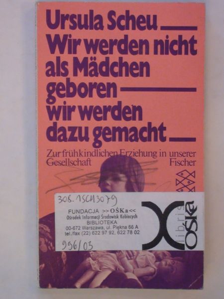 Wir werden nicht als Madchen