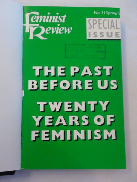 Feminist Review. Number 3133 / 1989