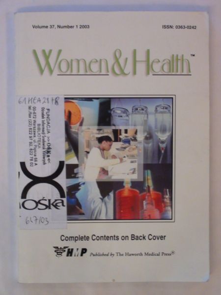 Stellman Jeanne (red.) - Women & Health number 1,2003