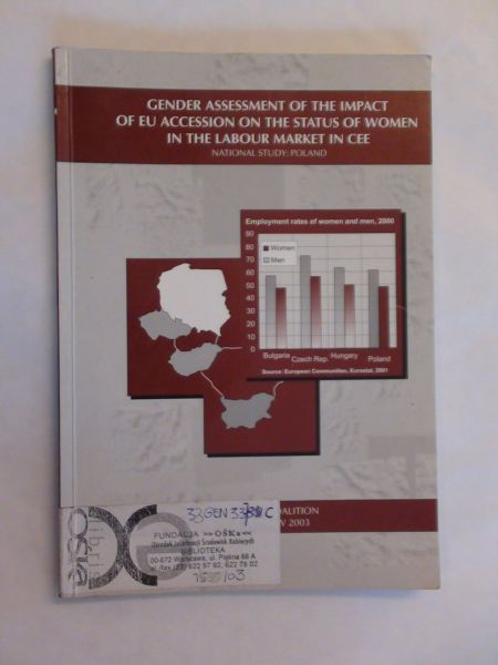 Lohmann Kinga,    - Gender Assessment Of The Impact Of EU Accession On The Status Of women In The Labour Marker In CEE