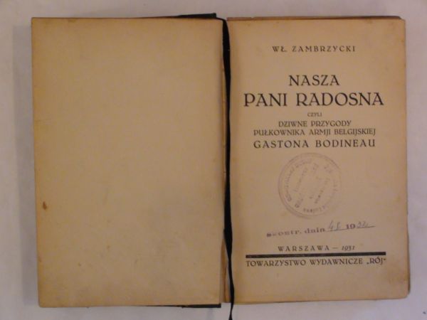 Nasza Pani Radosna wyd. 1931 r.