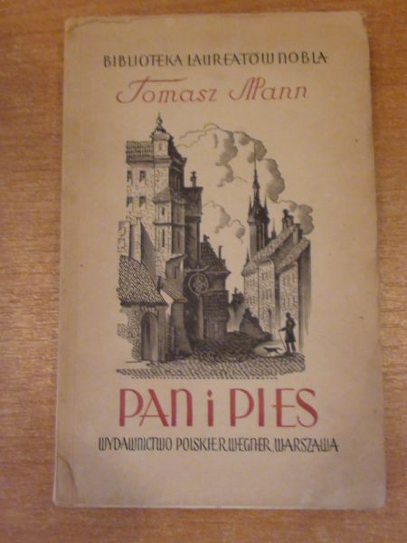 Pan i pies. 1949 r. Antyk