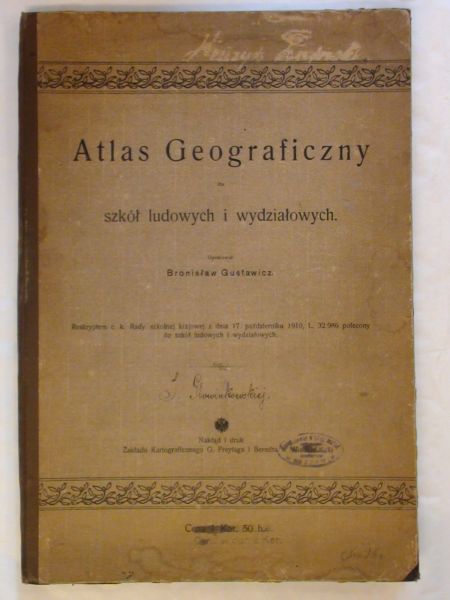 Atlas Geograficzny wyd. 1910 r.