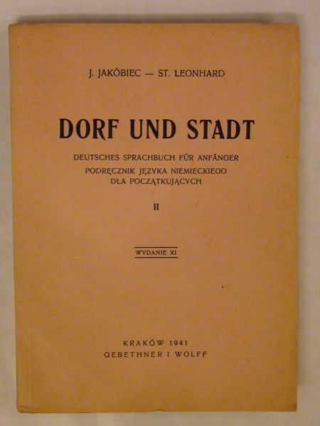 Wieś i miasto wyd. 1941 r.