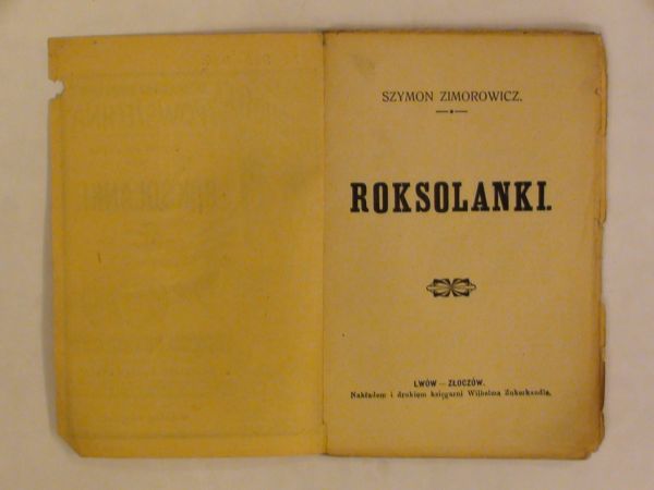 Roksolanki wyd. 1924 r.