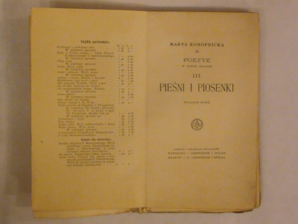 Pieśni i piosenki wyd. 1912 r.