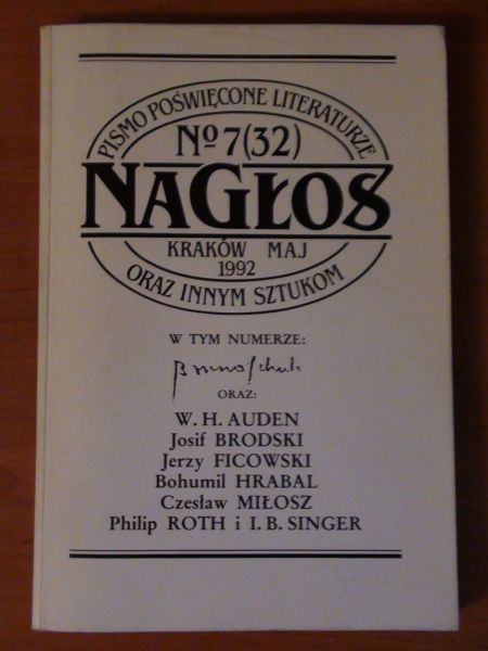 Maj Bronisław (red.) - Nagłos,maj nr 7 (32) 1992