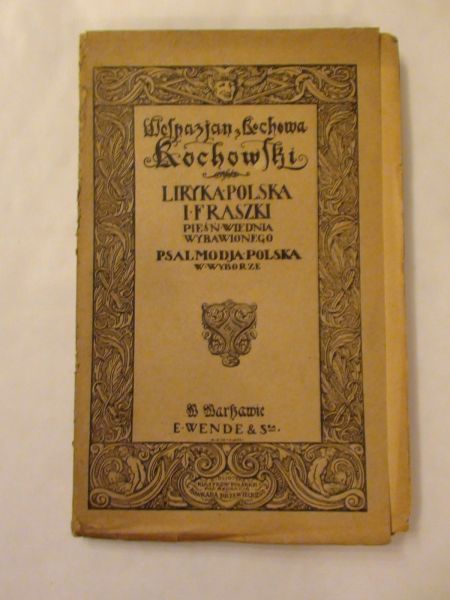 Liryka Polska  i Fraski1921 r.