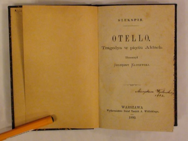 Otello wyd. 1880 r.