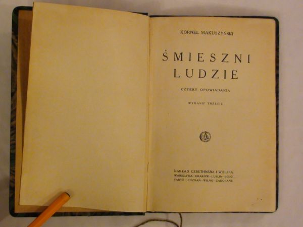 Śmieszni ludzie wyd. 1928 r.
