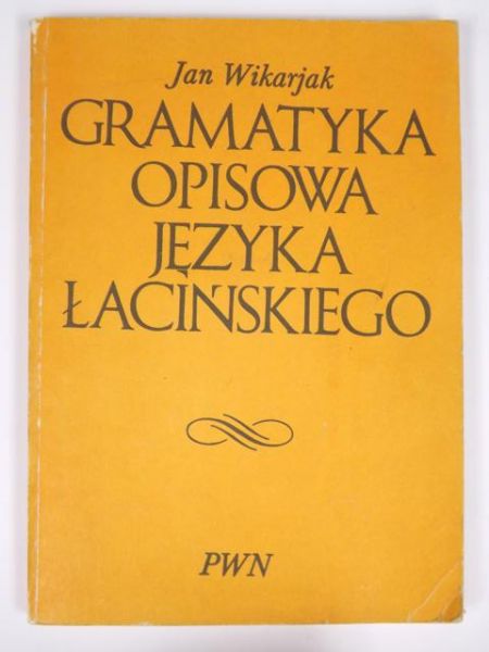 Gramatyka opisowa języka łacińskiego