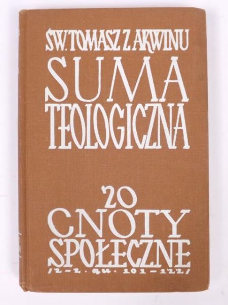 Suma teologicna: Cnoty społecne T. 20