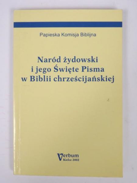 Naród żydowski i jego Święte Pisma w Biblii chrześcijańskiej