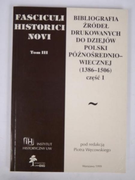 Fasciculi Historici Novi. Tom 3