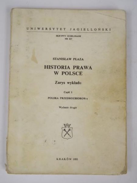 Historia prawa w Polsce Część I
