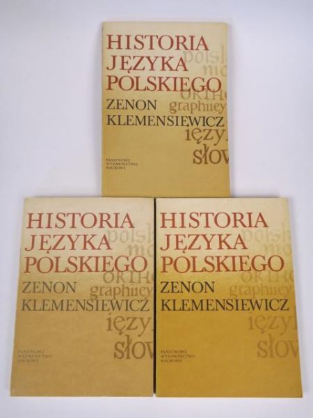 Historia języka polskiego Tom I - III