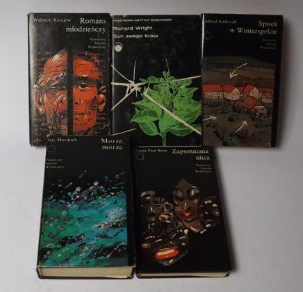 Murdoch, Andersch, Katajew, Wright, - Współczesna Proza Światowa, 5 książek