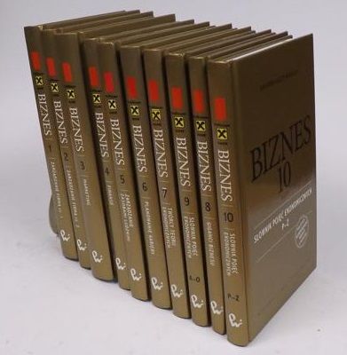 Biznes. Biblioteka Gazety Wyborczej, PWN 10 tomów