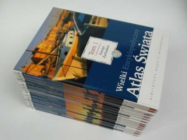 Wielki Encyklopedyczny Atlas Świata Biblioteka Gazety Wyborczej, 17 tomów
