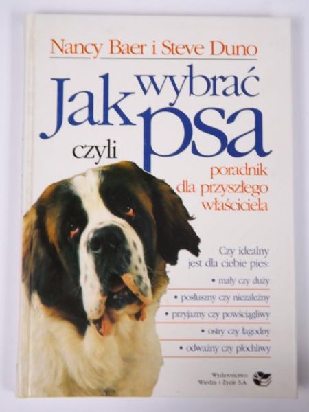Baer Nancy,   - Jak wybrać psa, czyli poradnik dla przyszłego właściciela