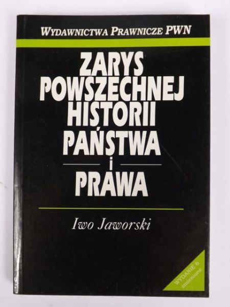 Zarys powszechnej historii państwa i prawa