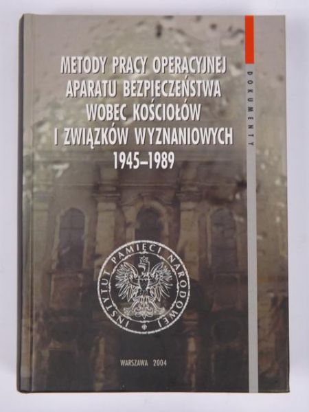 Metody pracy operacyjnej aparatu bezpieczeństwa wobec kościołów i związków wyznaniowych 1945-1989