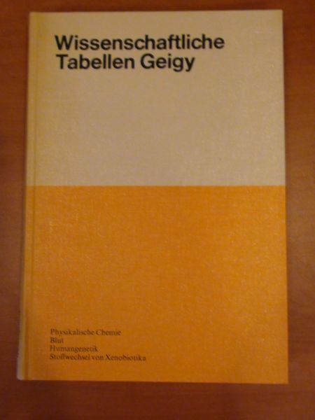 Wissenschaftliche Tabellen Geigy
