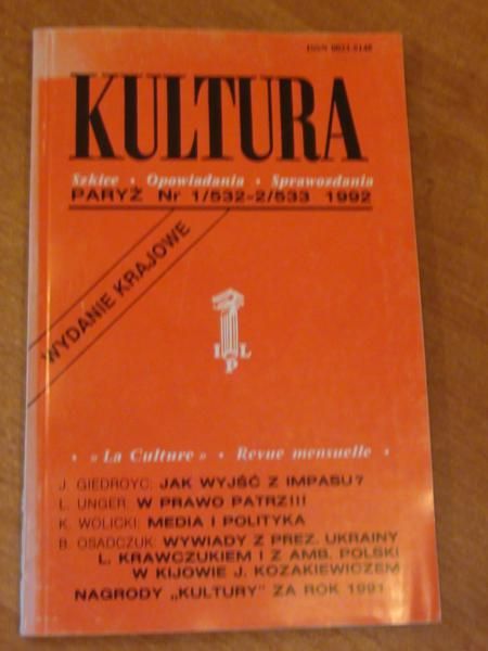 Kultura nr 1-2 / 1992