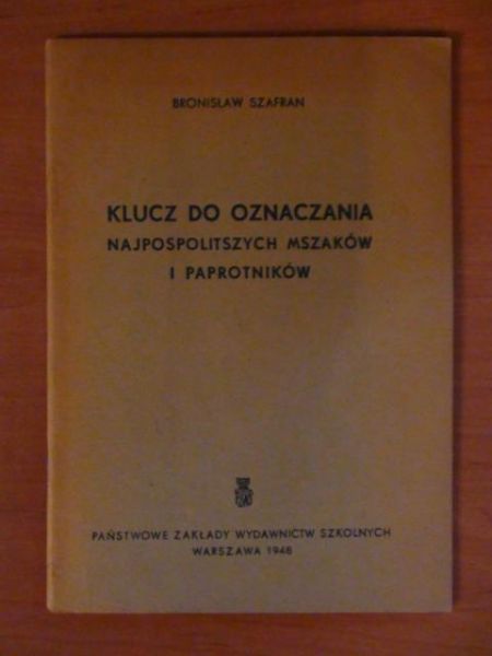 Klucz do oznaczania. 1948 r. Antyk
