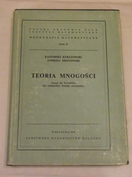 Kuratowski Kazimierz,   - Teoria mnogości