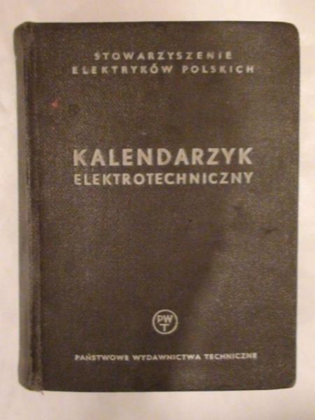 Kalendarzyk elektrotechniczny 1952-1953