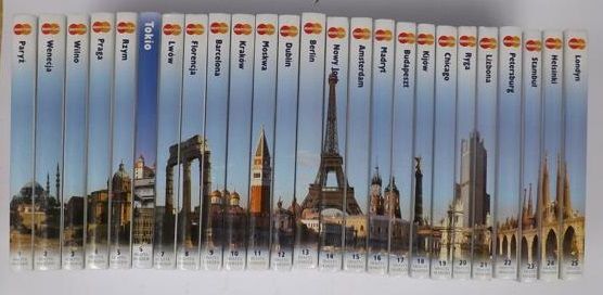 Miasta Marzeń. Biblioteka Gazety Wyborczej, 25 tomów