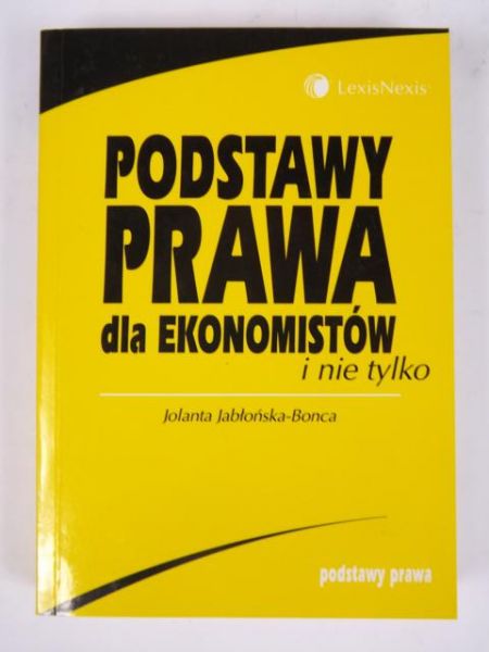 Podstawy prawa dla ekonomistów i nie tylko