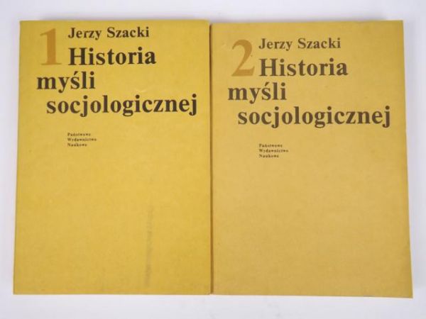 Historia myśli socjologicznej, Tom 1-2