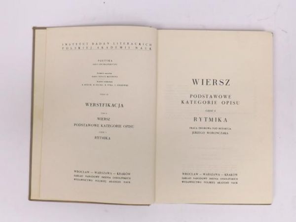 Wiersz. Podstawowe kategorie opisu, cz. I