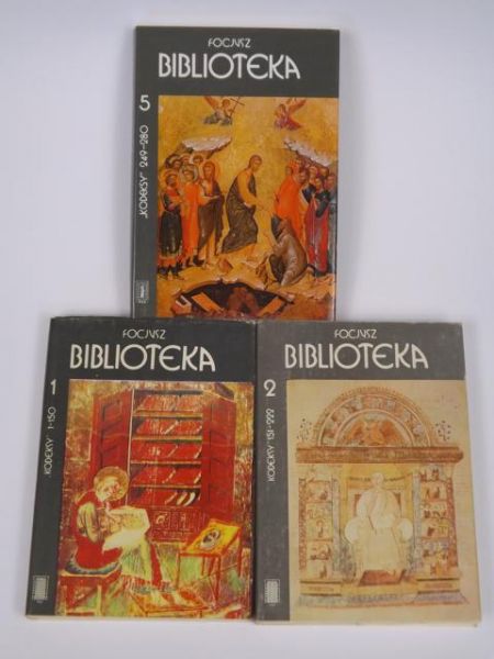 Biblioteka: Kodeksy 1-150, 151-222, 249-280