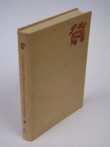Historia literatury hiszpańskiej Tom 1