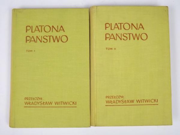 Platona państwo, t. I, II