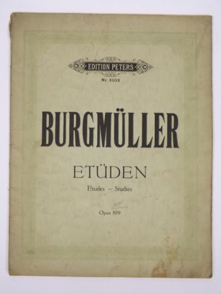 Burgmuller Friedrich - Etuden fur pianoforte von Fred. Burgmuller (nuty)