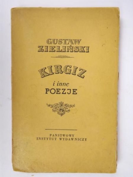 Kirgiz i inne poezje
