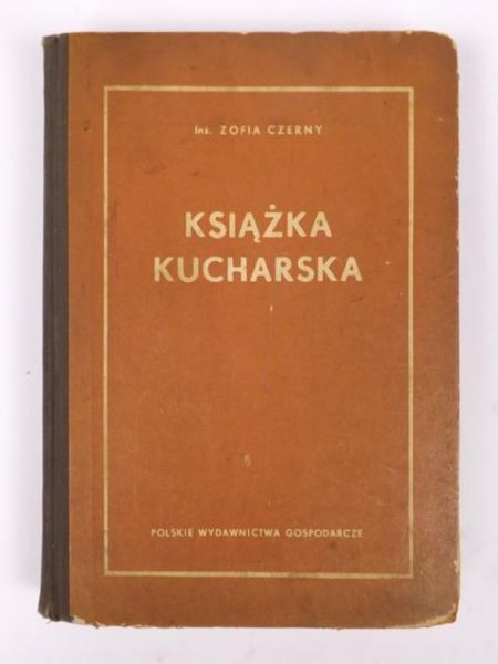 Książka kucharska, 1954 r.