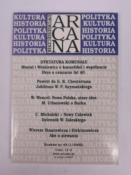 Dwumiesięcznik Arcana nr 43 (1/2002)