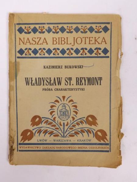 Władysław St. Reymont próba charakterystyki 1927 r.