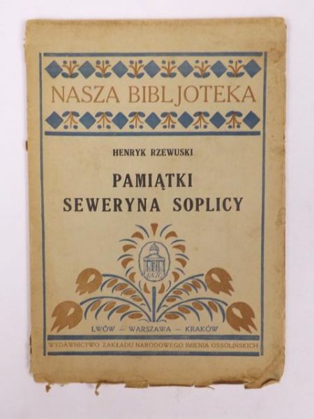 Pamiątki Seweryna Soplicy, 1926 r.